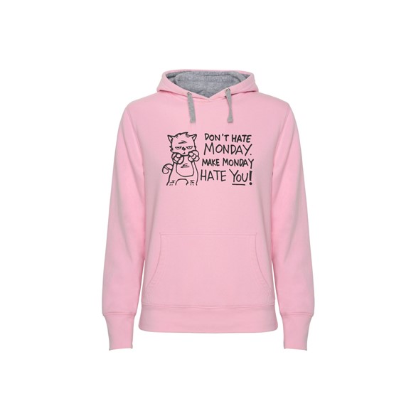 Hoodie women's Don't hate monday