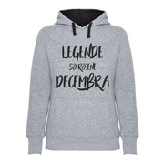 Hoodie ženski Legende rojene Decembra