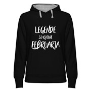 Hoodie ženski Legende rojene Februarja