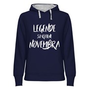 Hoodie ženski Legende rojene Novembra