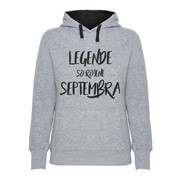 Hoodie ženski Legende rojene Septembra
