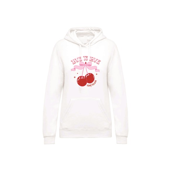 Hoodie ženski Live to Love