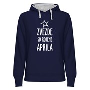 Hoodie ženski Zvezde rojene Aprila