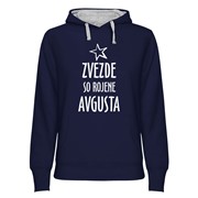 Hoodie ženski Zvezde rojene Avgusta
