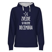 Hoodie ženski Zvezde rojene Decembra