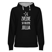 Hoodie ženski Zvezde rojene Julija