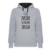 Hoodie ženski Zvezde rojene Julija