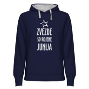 Hoodie ženski Zvezde rojene Junija