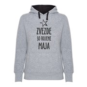 Hoodie ženski Zvezde rojene Maja