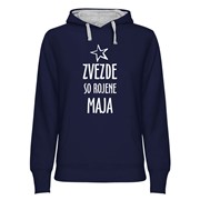 Hoodie ženski Zvezde rojene Maja