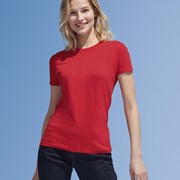 IMPERIAL WOMAN ROUND COLLAR T-SHIRT