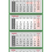 Kalendar 2025, 4-dijelni sa spiralom