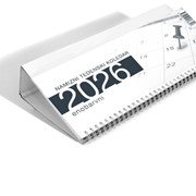 Kalendar Namizni ležeči - enobarvni 2026