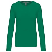 LADIES' LONG SLEEVE CREW NECK T-SHIRT