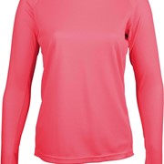 LADIES' LONG SLEEVE SPORTS T-SHIRT