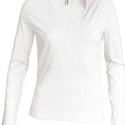 LADIES' LONG SLEEVE V-NECK T-SHIRT
