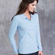 LADIES' LONG-SLEEVED POLO SHIRT