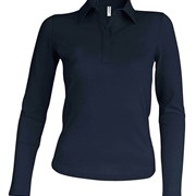 LADIES' LONG-SLEEVED POLO SHIRT