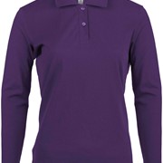 LADIES' LONG-SLEEVED POLO SHIRT