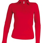 LADIES' LONG-SLEEVED POLO SHIRT