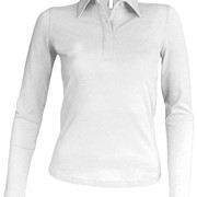 LADIES' LONG-SLEEVED POLO SHIRT