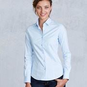 LADIES' LONG-SLEEVED STRETCH SHIRT