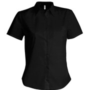 LADIES' SHORT-SLEEVED COTTON POPLIN SHIRT