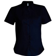 LADIES' SHORT-SLEEVED COTTON POPLIN SHIRT