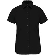 LADIES' SHORT-SLEEVED COTTON/ELASTANE SHIRT