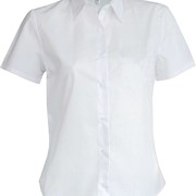 LADIES' SHORT-SLEEVED OXFORD SHIRT