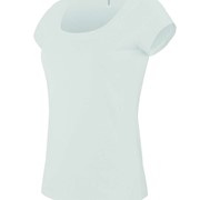 LADIES’ BOAT NECK SHORT SLEEVE T-SHIRT