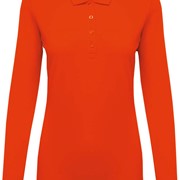 LADIES’ LONG-SLEEVED PIQUÉ POLO SHIRT