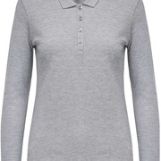 LADIES’ LONG-SLEEVED PIQUÉ POLO SHIRT
