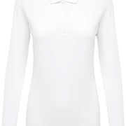 LADIES’ LONG-SLEEVED PIQUÉ POLO SHIRT