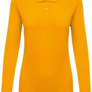 LADIES’ LONG-SLEEVED PIQUÉ POLO SHIRT