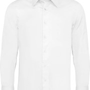 LONG-SLEEVED COTTON/ELASTANE SHIRT