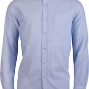 LONG-SLEEVED WASHED OXFORD COTTON SHIRT