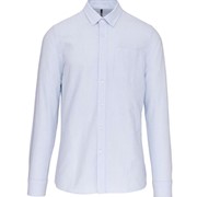 LONG-SLEEVED WASHED OXFORD COTTON SHIRT