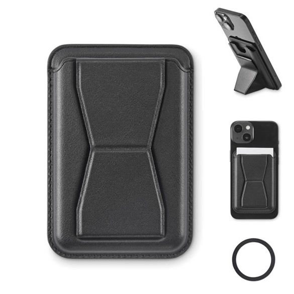 Mágneses PU kártyatartó LEAMAG