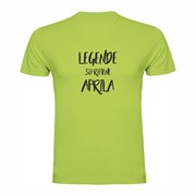 Majica Legende rojene Aprila