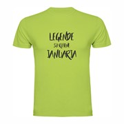 Majica Legende rojene Januarja