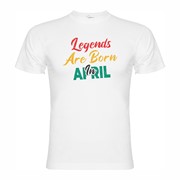 Majica Legends are born in April
