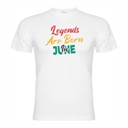 Majica Legends are born in June