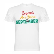 Majica Legends are born in September
