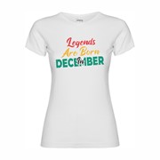 Majica ženska Legends are born in December