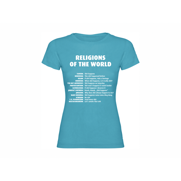 Majica ženska Religions of the World