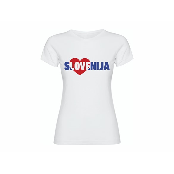 Majica ženska Srce Slovenija