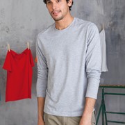 MEN’S LONG SLEEVE CREW NECK T-SHIRT