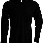 MEN’S LONG SLEEVE V-NECK T-SHIRT
