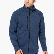 MEN'S FULL ZIP HEATHER JACKET